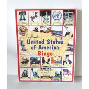 United States of America Bingo Game Lucy Hammett Games NEW #2377